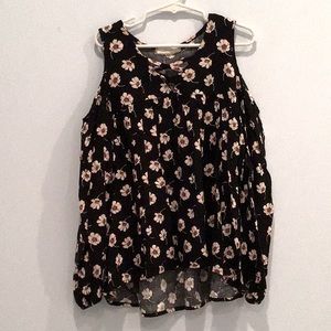 Floral off the shoulder blouse